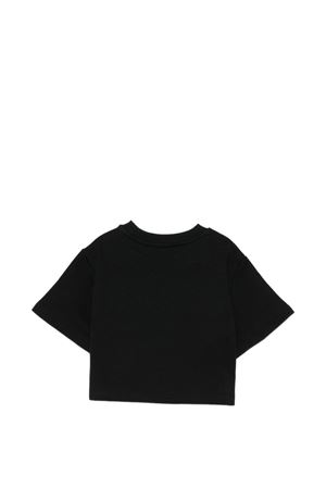 t-shirt in cotone nero BALMAIN PARIS KIDS | BY4A01Z3183930BC